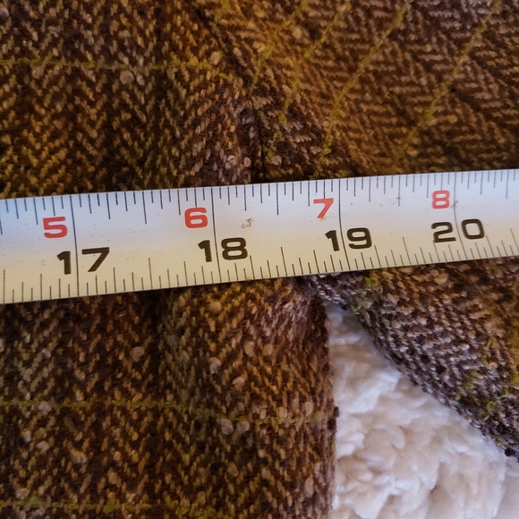 Vintage Swing  flare crop plaid bell sleeve spring … - Picture 3 of 8